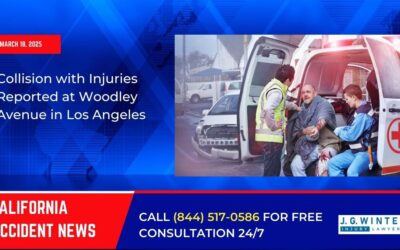 [03-18-2025] – Collision with Injuries Reported at Woodley Avenue in Los Angeles