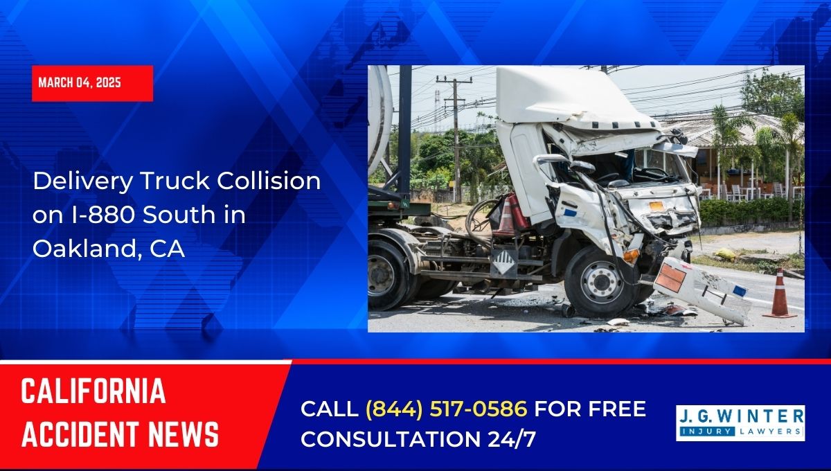 Delivery Truck Collision on I-880 South in Oakland, CA