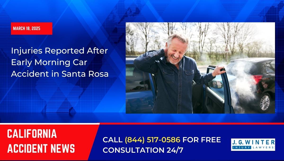 Injuries Reported After Early Morning Car Accident in Santa Rosa