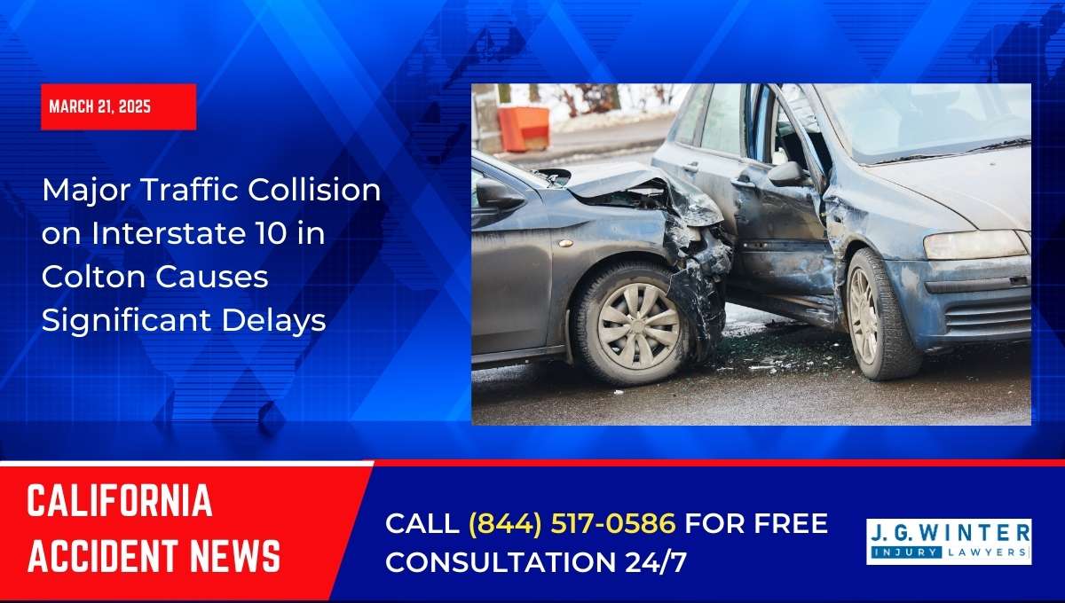 Major Traffic Collision on Interstate 10 in Colton Causes Significant Delays
