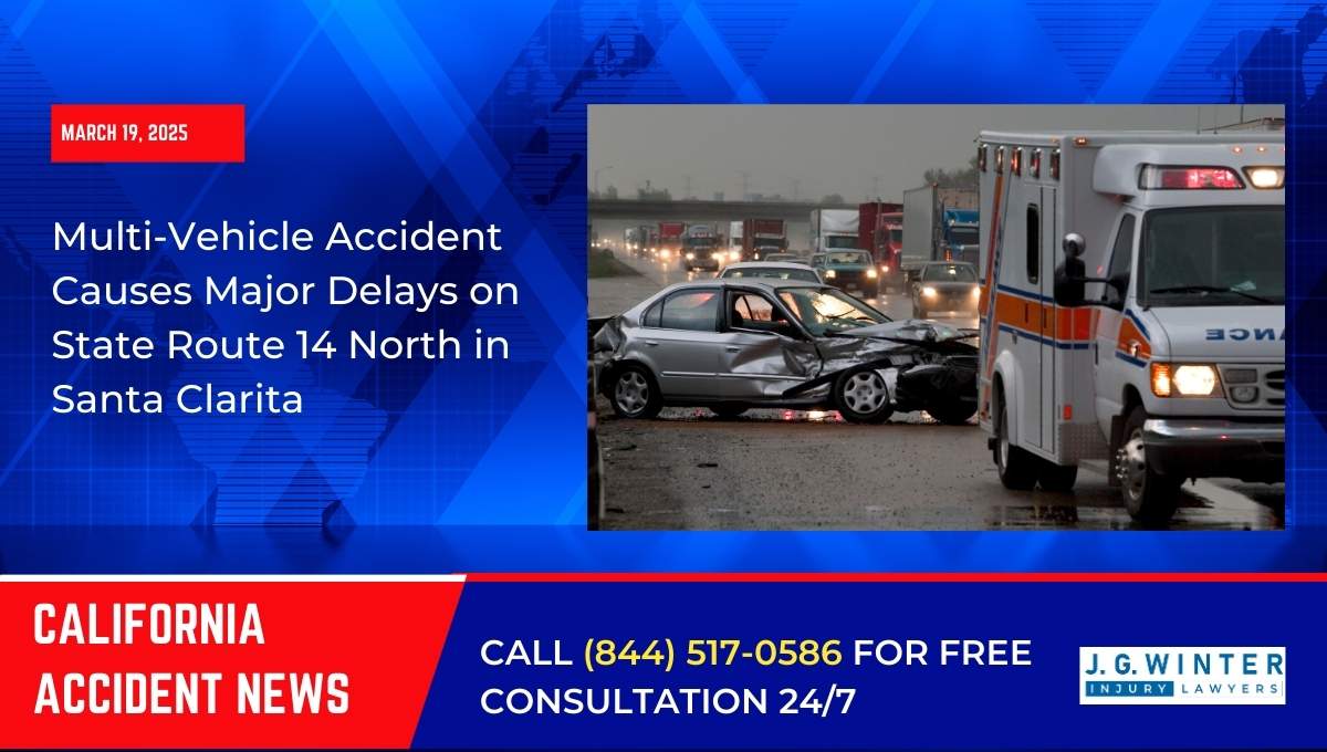 Multi-Vehicle Accident Causes Major Delays on State Route 14 North in Santa Clarita