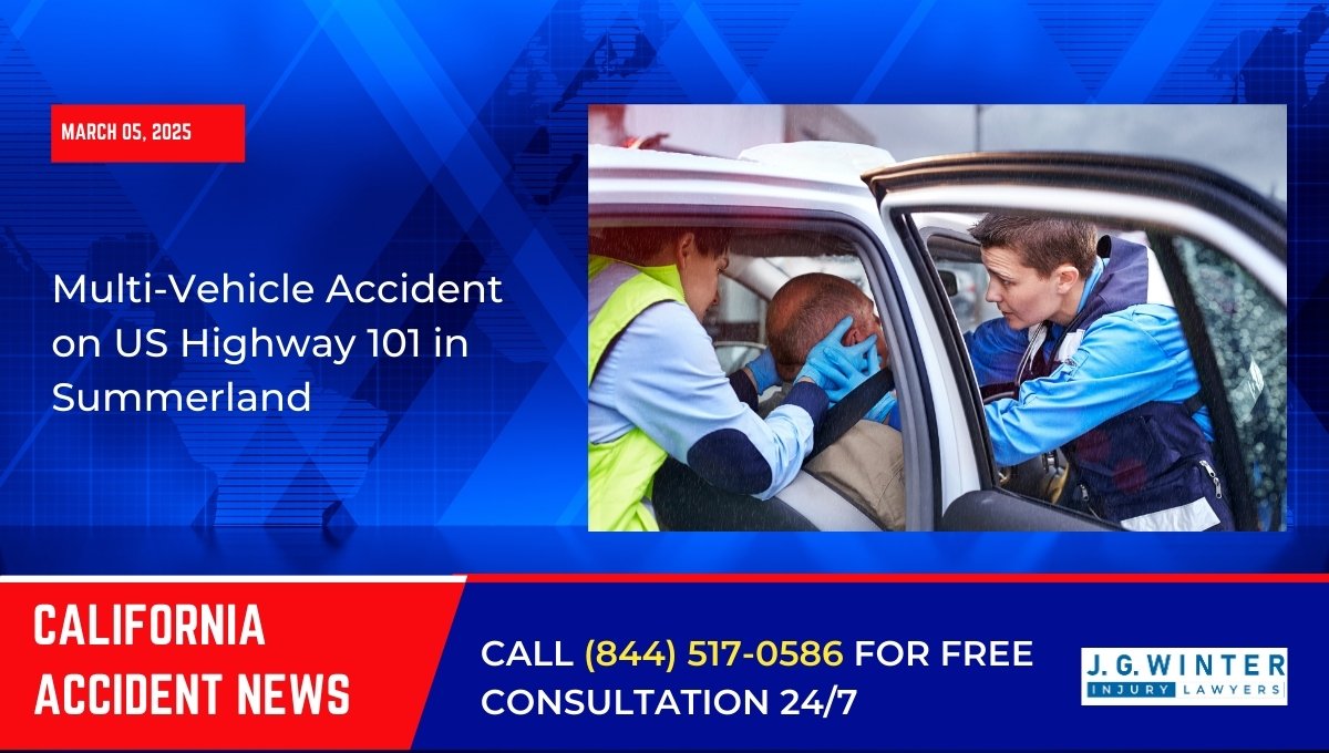 Multi-Vehicle Accident on US Highway 101 in Summerland