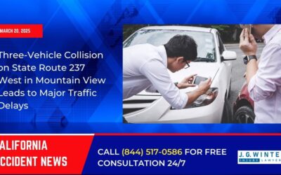 [03-20-2025] – Three-Vehicle Collision on State Route 237 West in Mountain View Leads to Major Traffic Delays