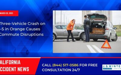 [03-20-2025] – Three-Vehicle Crash on I-5 in Orange Causes Commute Disruptions