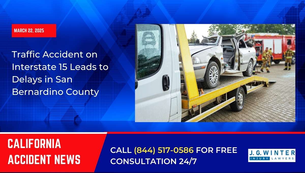 Traffic Accident on Interstate 15 Leads to Delays in San Bernardino County