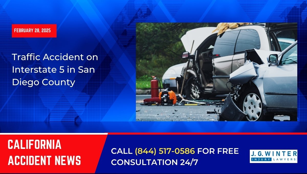 Traffic Accident on Interstate 5 in San Diego County