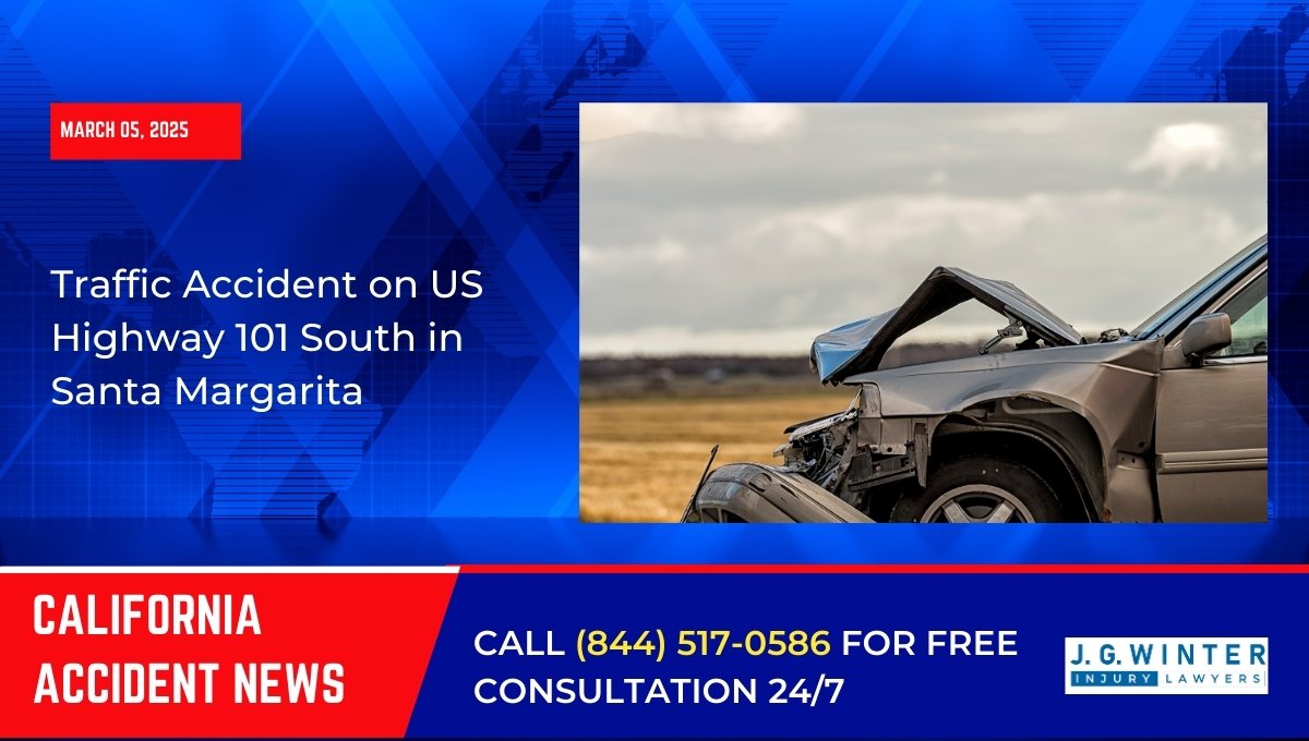 Traffic Accident on US Highway 101 South in Santa Margarita
