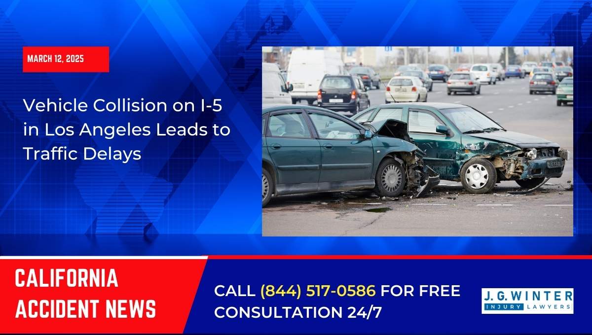 Vehicle Collision on I-5 in Los Angeles Leads to Traffic Delays