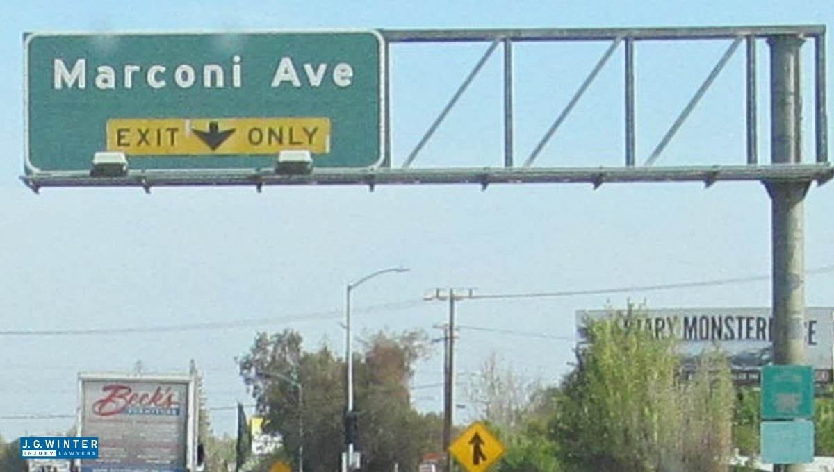 Sacramento, CA - Two-Vehicle Crash on SR-51 S at Marconi Ave Off-Ramp