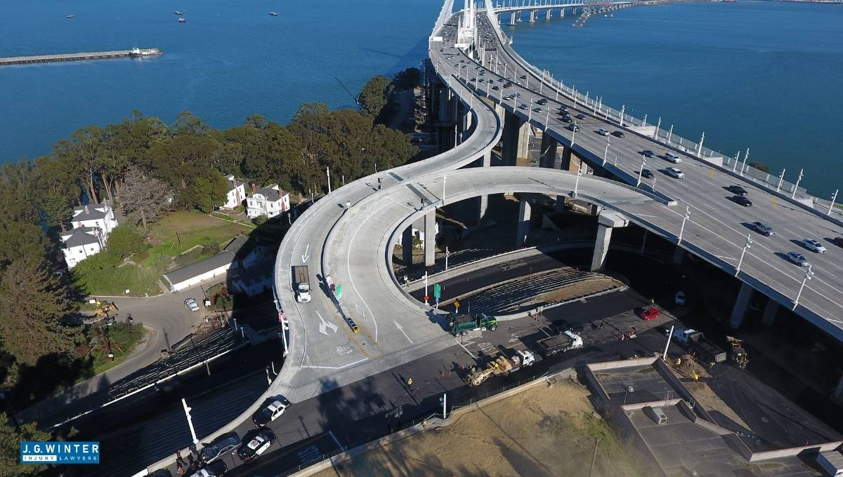San Francisco, CA - Injuries in Crash on I-80 Eastbound Near Treasure Island Rd