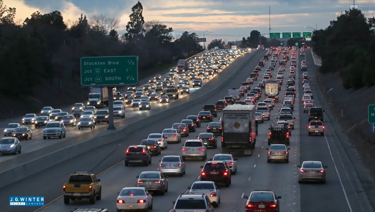 Sacramento, CA - Multi-Vehicle Crash on Highway 50 Near Stockton Blvd