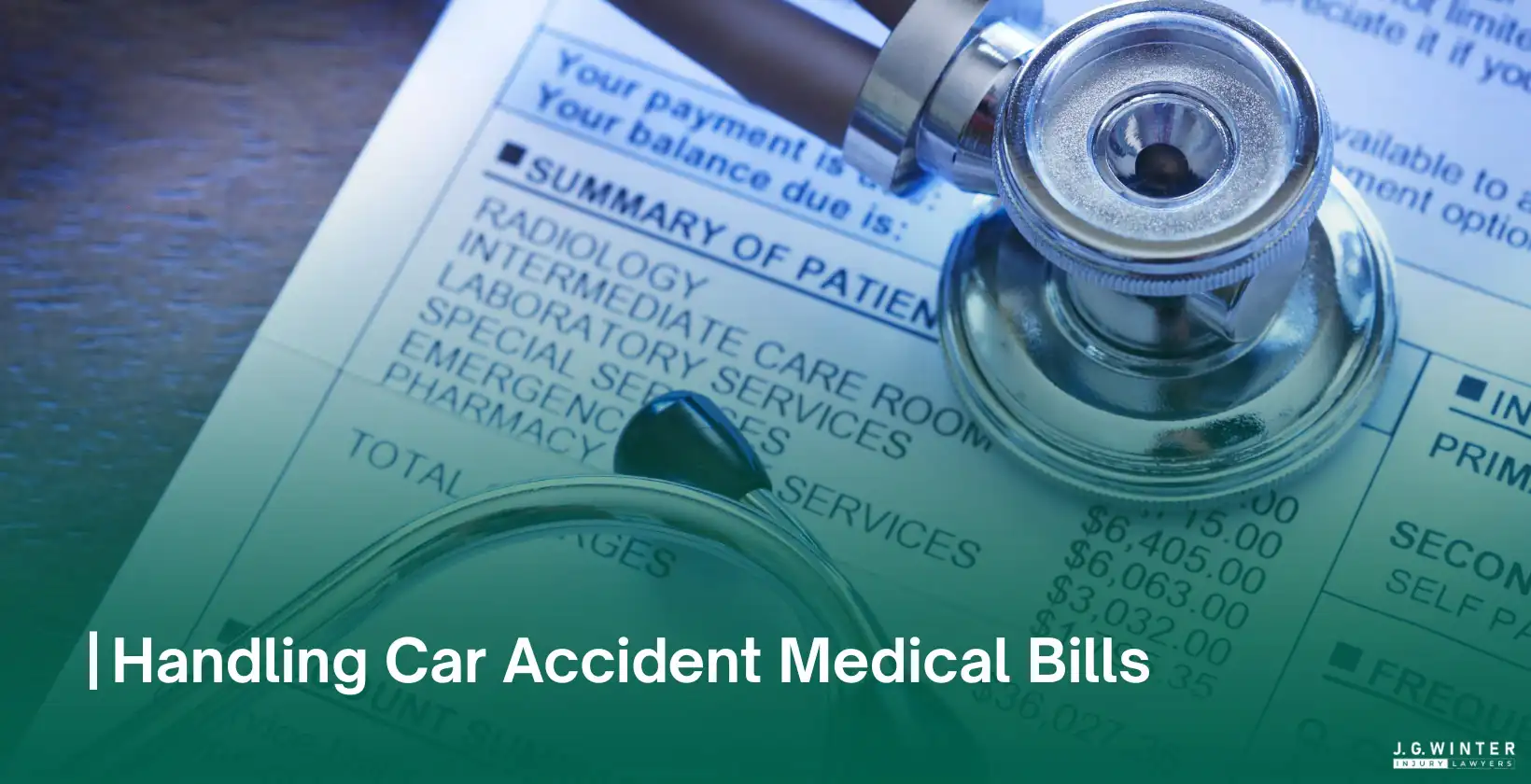 handling car accident medical bills