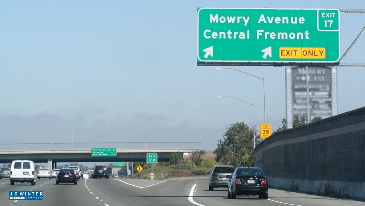 Fremont, CA - Red Van & Two Teslas Crash on I-880