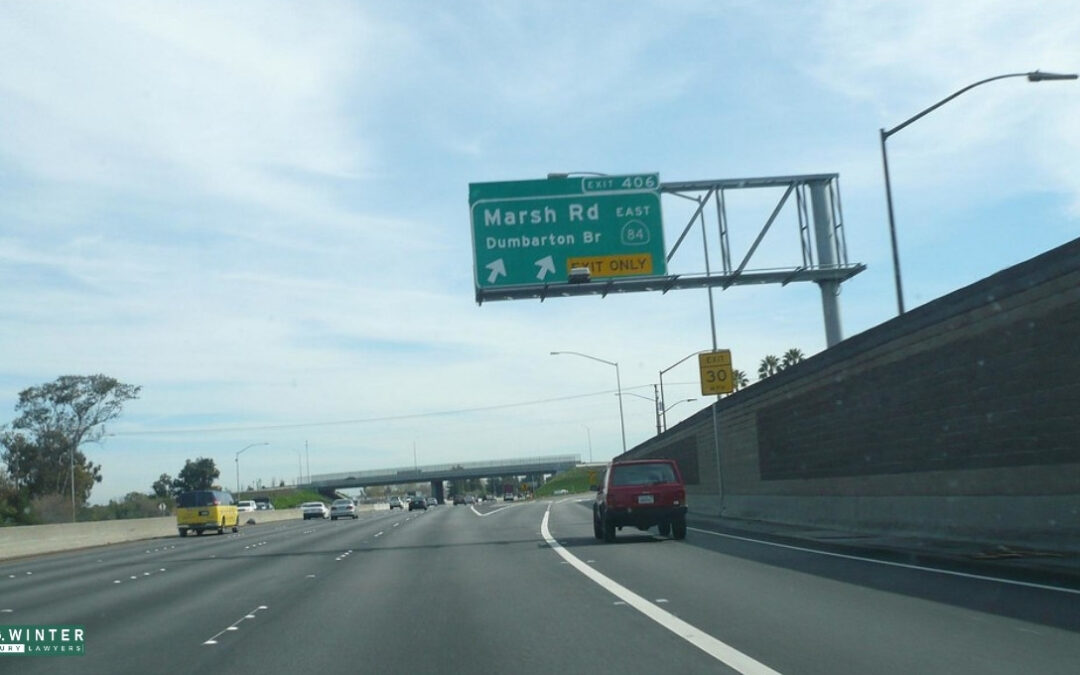 Menlo Park, CA – One Injured in Collision on US-101 South of Marsh Rd