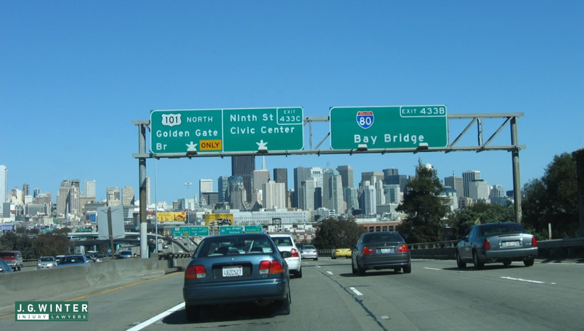 Oakland - One Seriously Injured in Four-Vehicle Crash on I-80