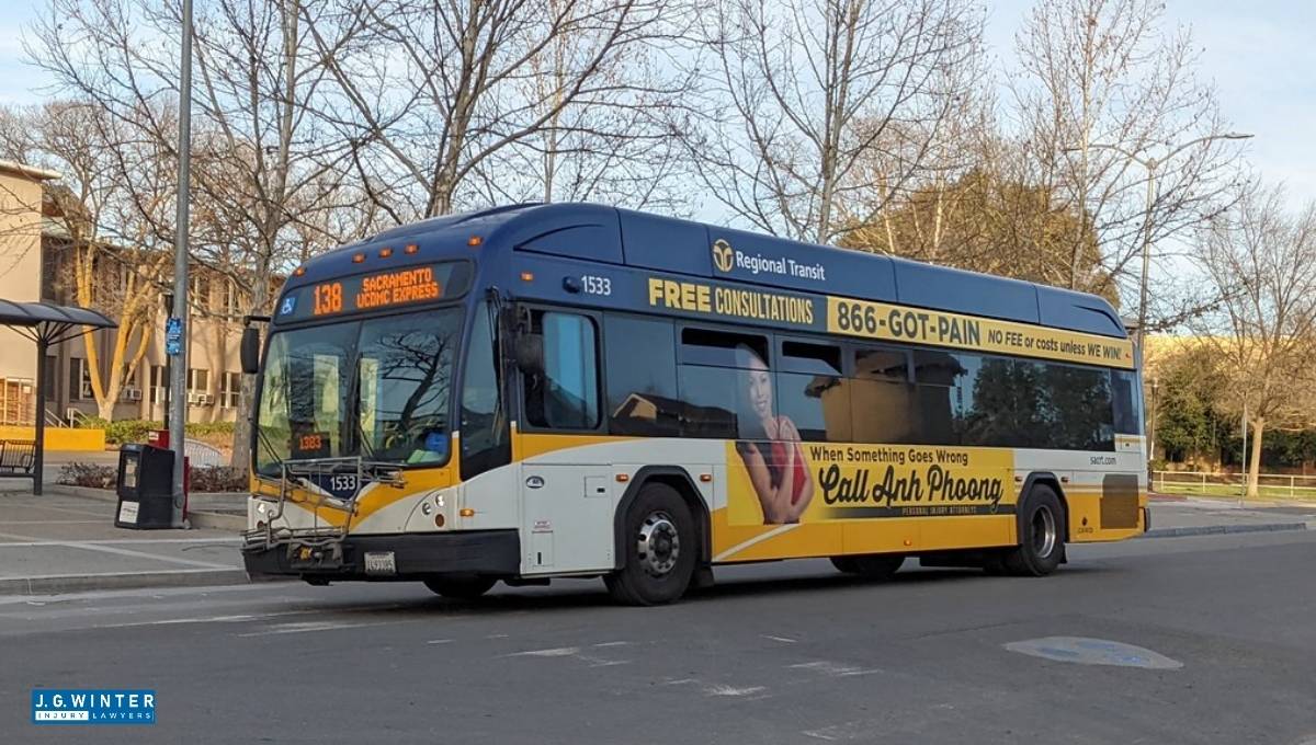 Sacramento, CA – Pedestrian Critically Injured After Being Struck by Regional Transit Bus