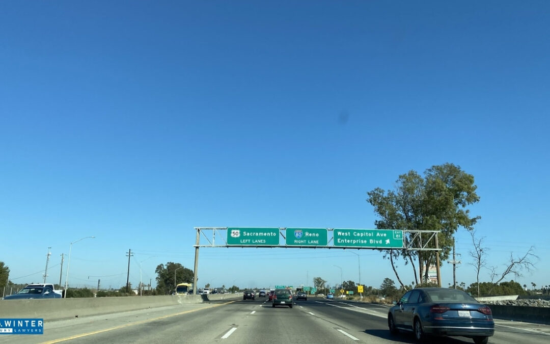 West Sacramento, CA – SUV & Car Crash Reported on US-50 at Jefferson Blvd Off-Ramp