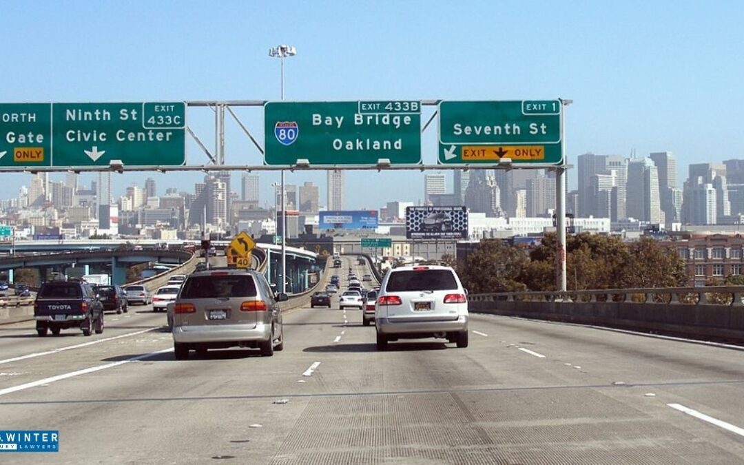 San Francisco, CA – Three-Vehicle Crash on I-80 West Near Toll Plaza