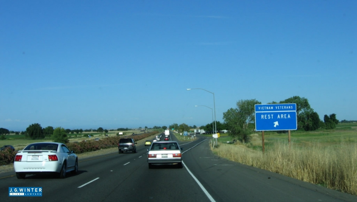 Elk Grove, CA - Three-Vehicle Crash on I-5 South Involving Sedan, RV, and Semi-Truck
