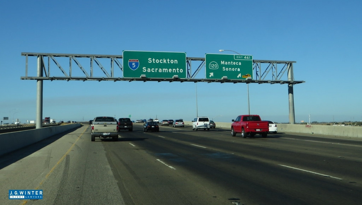 Stockton, CA - One Hospitalized in Two-Vehicle Crash on Highway 120