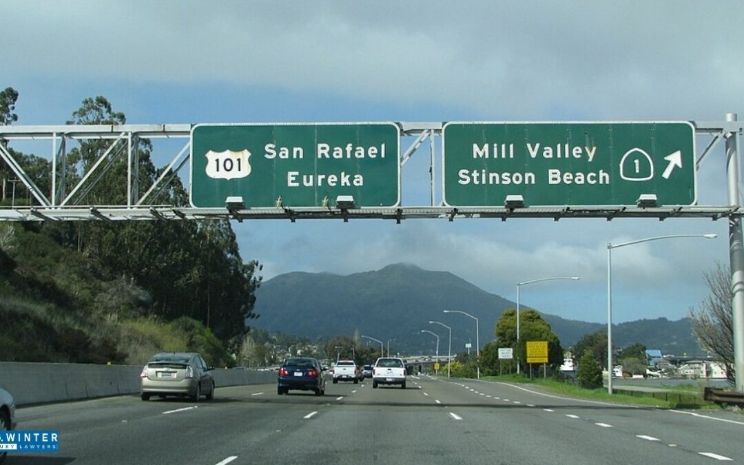 Mill Valley, CA – One Injured in Two-Vehicle Crash on Hwy 101