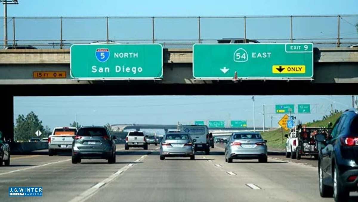 San Diego, CA - Two-Vehicle Crash on I-5 South Near Camino De La Plaza