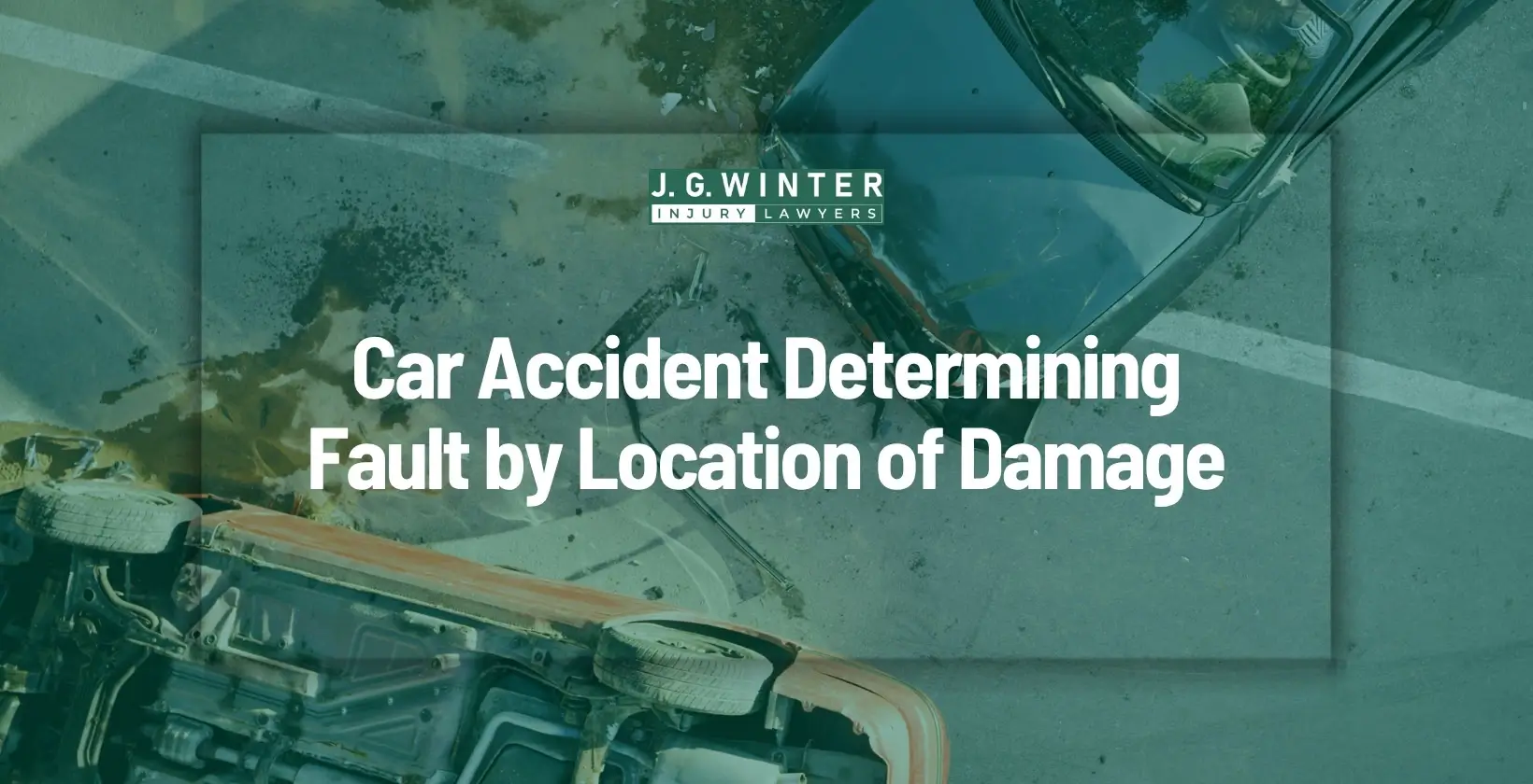 Car accident determining fault by location of damage in CA