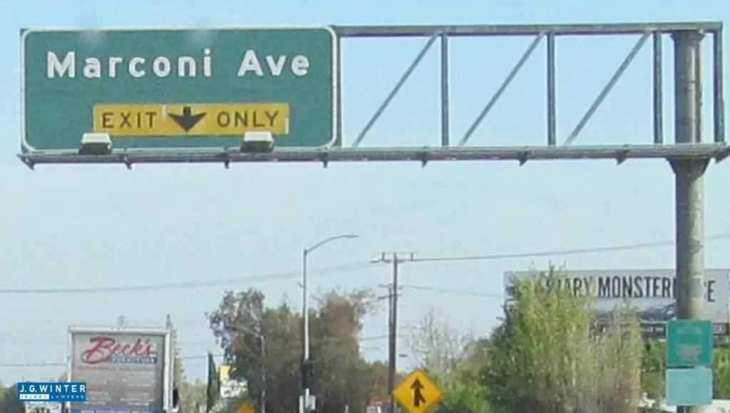 Sacramento, CA - Two-Vehicle Crash on SR-51 S at Marconi Ave Off-Ramp