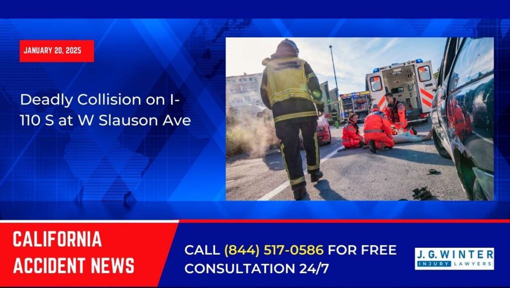 [01-20-2025] - Deadly Collision on I-110 S at W Slauson Ave