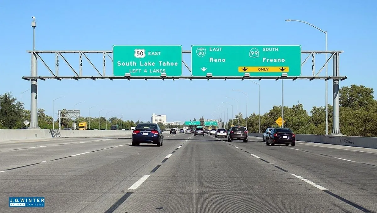 Folsom, CA - Injuries Reported in Two-Vehicle Crash on US-50 East