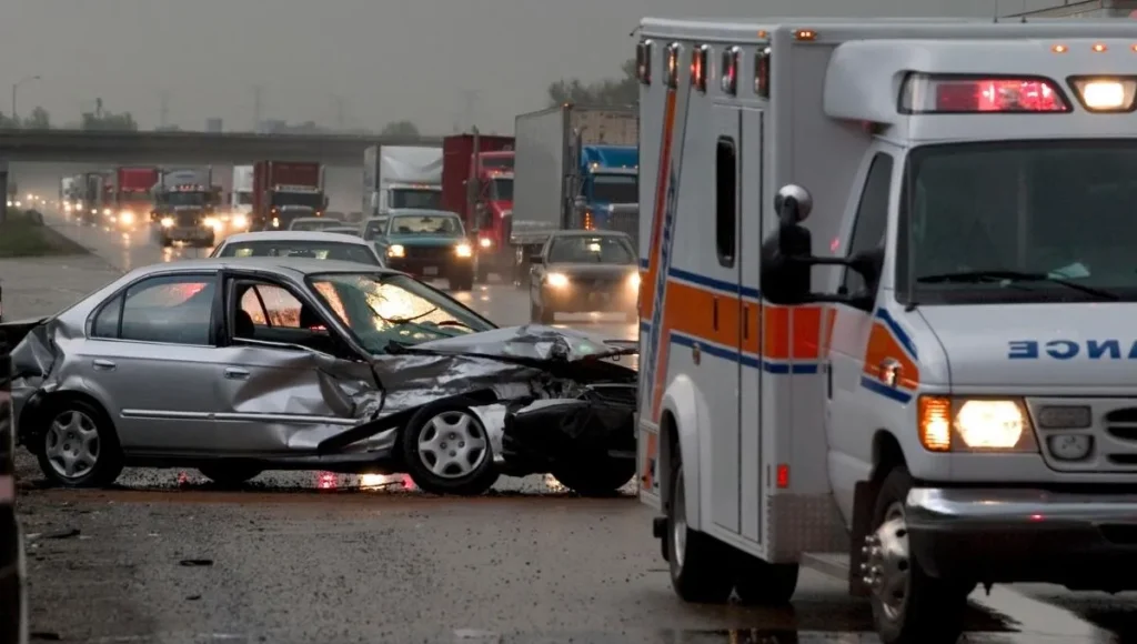 Sacramento, CA – Four Injured in Multi-Vehicle Crash Involving Semi-Truck on Highway 50