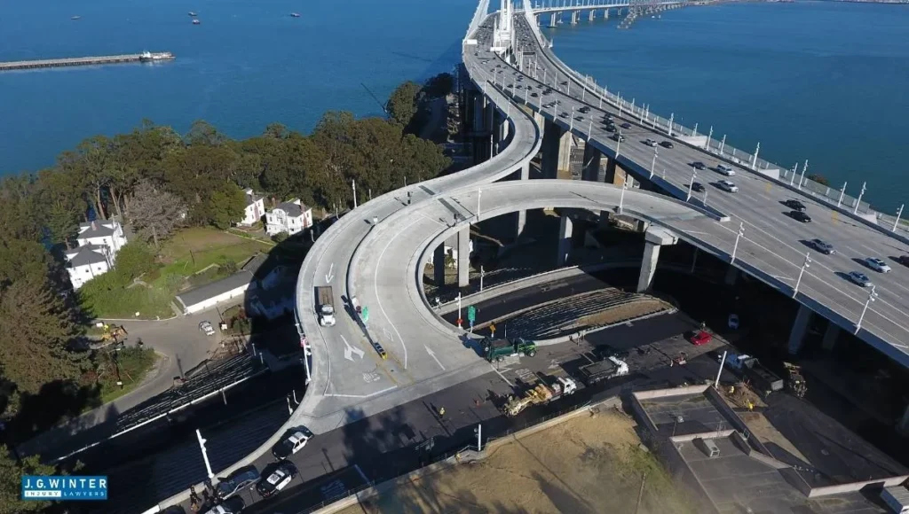 San Francisco, CA - Injuries in Crash on I-80 Eastbound Near Treasure Island Rd