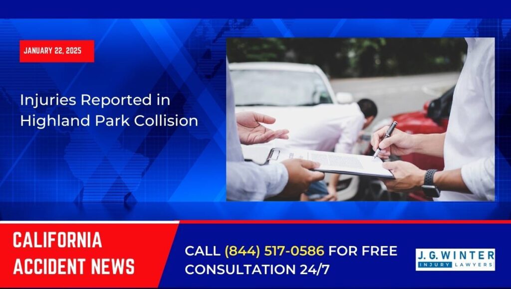 [01-22-2025] - Injuries Reported in Highland Park Collision
