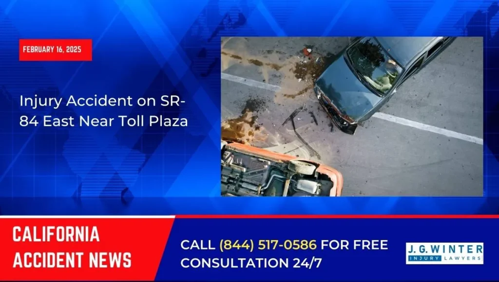 [02-16-2025] - Injury Accident on SR-84 East Near Toll Plaza