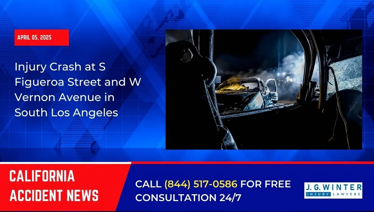 [04-07-2025] - Injuries Reported in Collision at S Figueroa St & W Vernon Ave