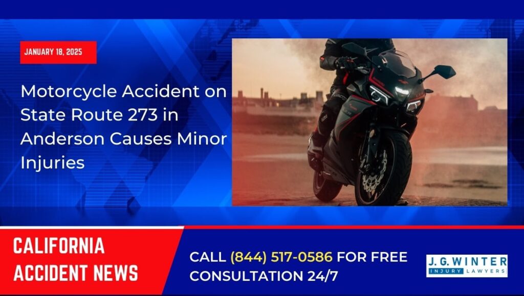 [01-18-2025] - Motorcycle Accident on State Route 273 in Anderson Causes Minor Injuries