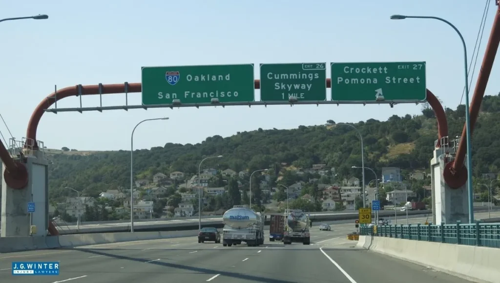 Oakland, CA - Motorcyclist Injured in Incident on I-80 W Near McBryde Ave