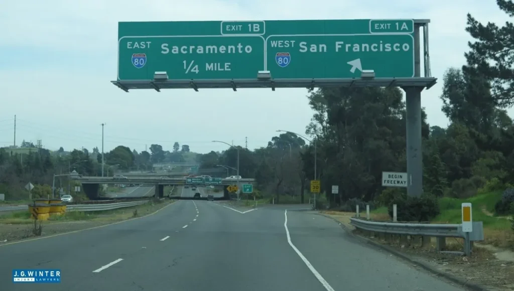 Benicia, CA - Nissan Rogue and Honda CR-V Crash on I-780 E Near Columbus Parkway