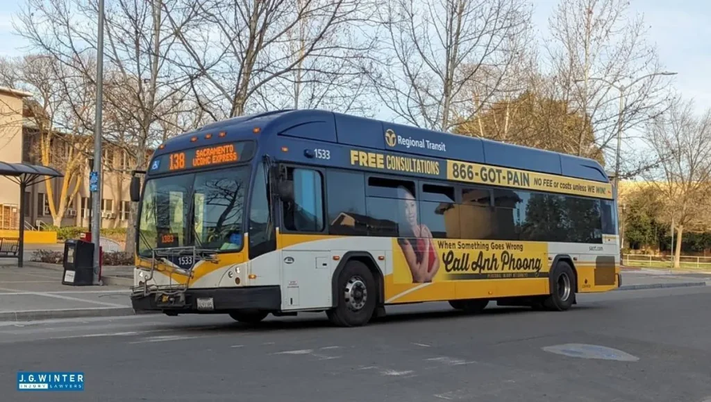 Sacramento, CA - Pedestrian Critically Injured After Being Struck by Regional Transit Bus