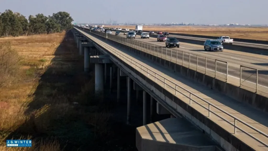 Sacramento, CA - Multi-Vehicle Crash on I-80 at Yolo Causeway