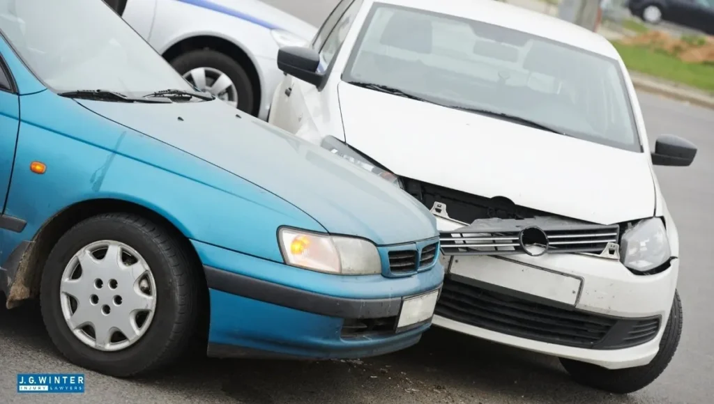 Sacramento, CA - Subaru and Toyota Crash at Franklin Blvd and Cuny Ave