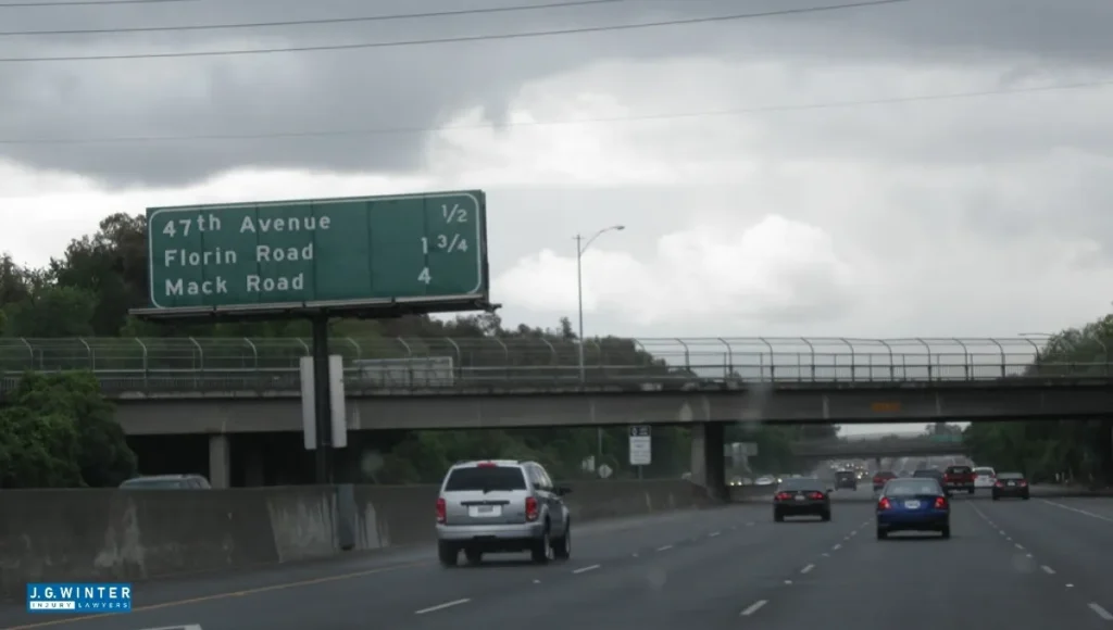 Sacramento, CA - Three-Vehicle Crash on State Route 99 Near Mack Road