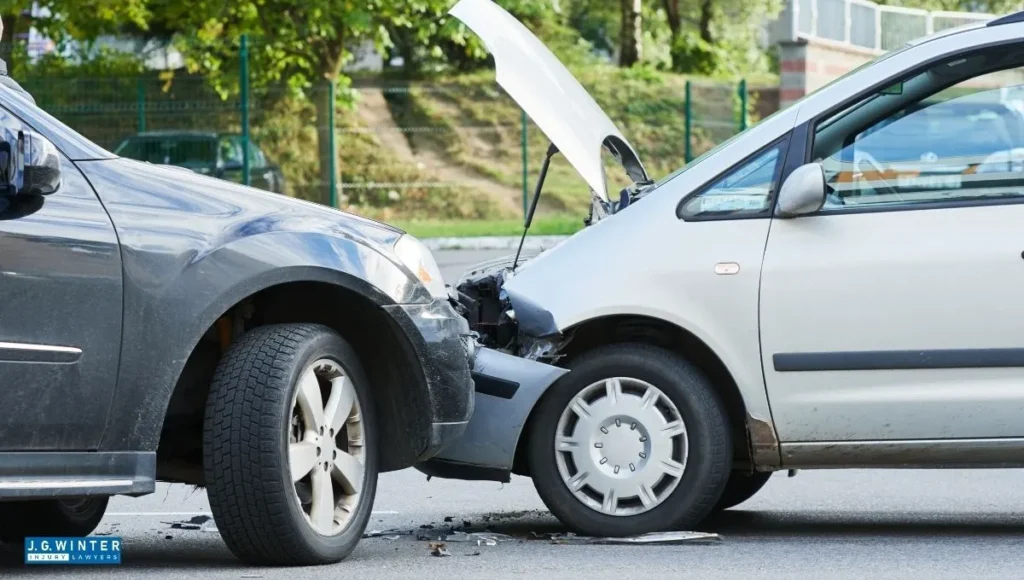 San Francisco, CA - Honda Fit and Dark Honda Involved in Crash on I-80 West