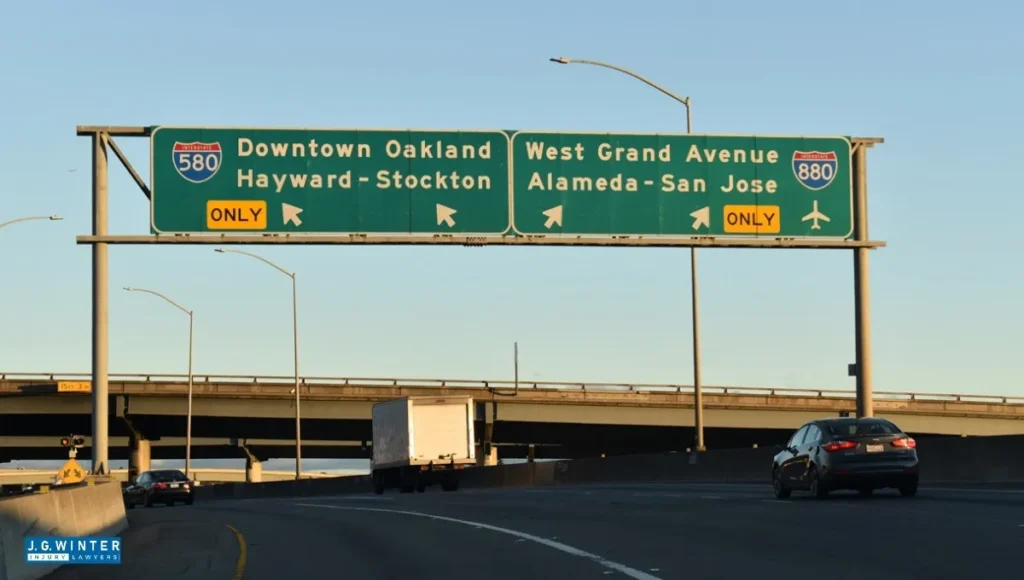 San Jose, CA - Vehicle Overturns After Crash on I-880 South