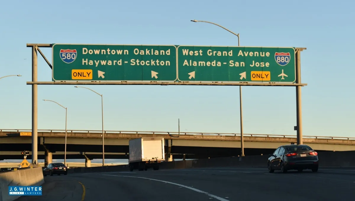 San Jose, CA - Vehicle Overturns After Crash on I-880 South