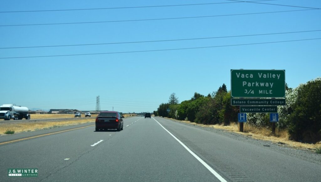 Solano County, CA - Cyclist Injured in Crash on I-505 South