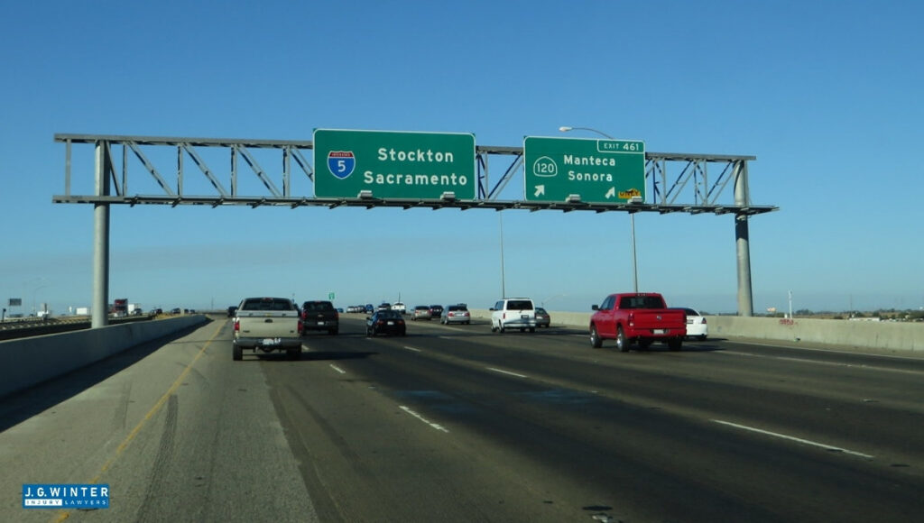 Stockton, CA - One Hospitalized in Two-Vehicle Crash on Highway 120