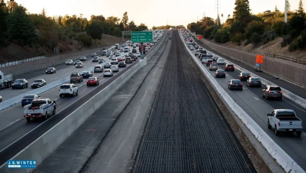 Sacramento, CA - Three-Vehicle Crash Reported on U.S. Highway 50 at 65th Street