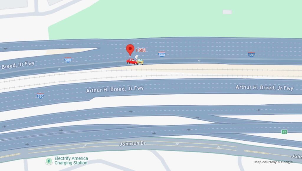 Dublin, CA - Injuries in Two-Vehicle Crash on I-580