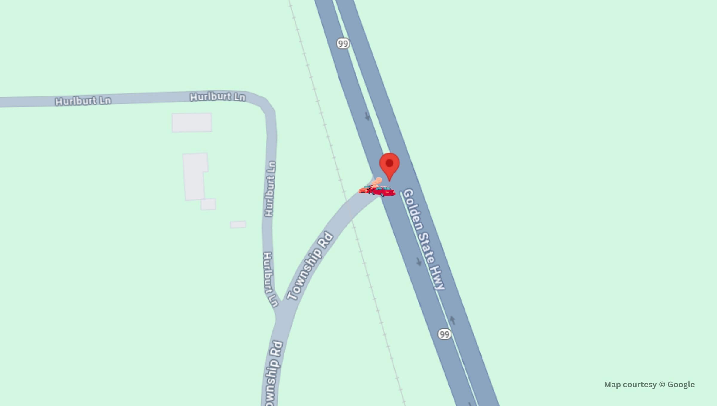 Gridley, CA - At Least Two Injured in Two-Vehicle Crash on Hwy99